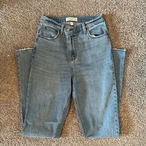 Abercrombie & Fitch 90s Slim Straight Ultra High Rise - Curve Love Jean